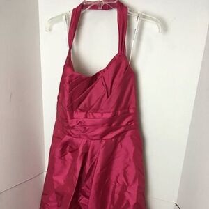 David's Bridal Pink Halter Dress NWT - 14